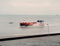 AP1-88 hovercraft at Ryde hoverport